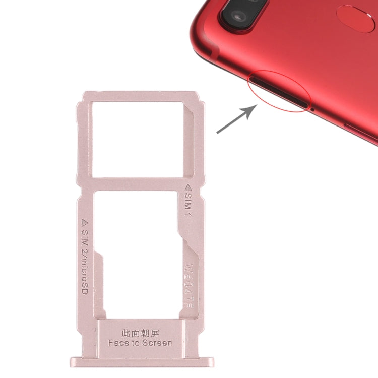 Pour OPPO R11s plateau de carte SIM + plateau de carte SIM/plateau de carte Micro SD