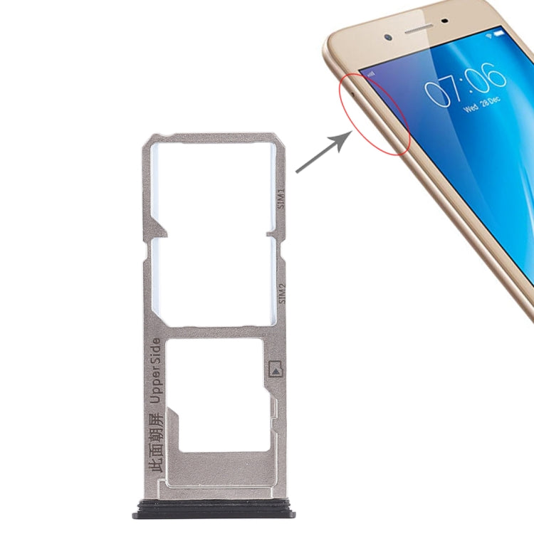 Pour Vivo Y53 2 x plateau pour carte SIM + plateau pour carte Micro SD