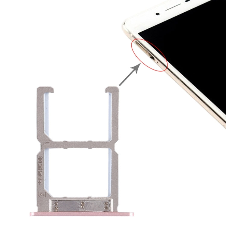 Pour Vivo X6S 2 x plateau de carte SIM