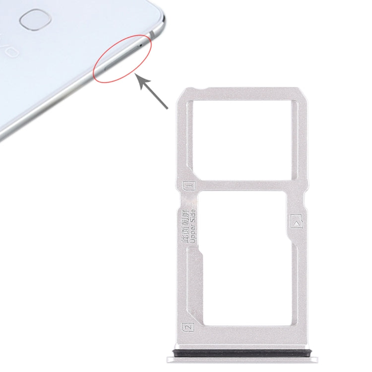 Pour Vivo X21i Plateau de carte SIM + Plateau de carte SIM / Plateau de carte Micro SD
