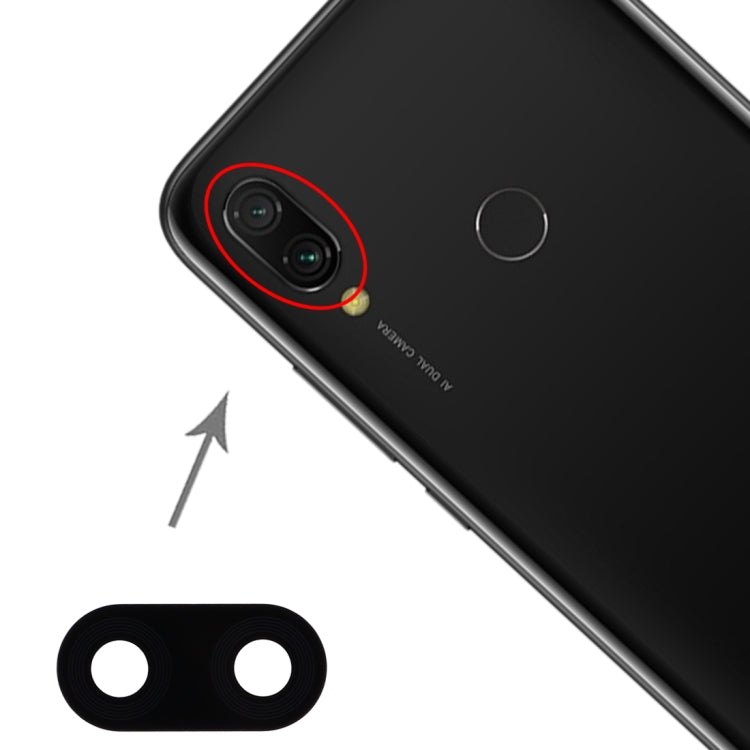 Objectif de caméra arrière 10 PCS pour Xiaomi Redmi 7