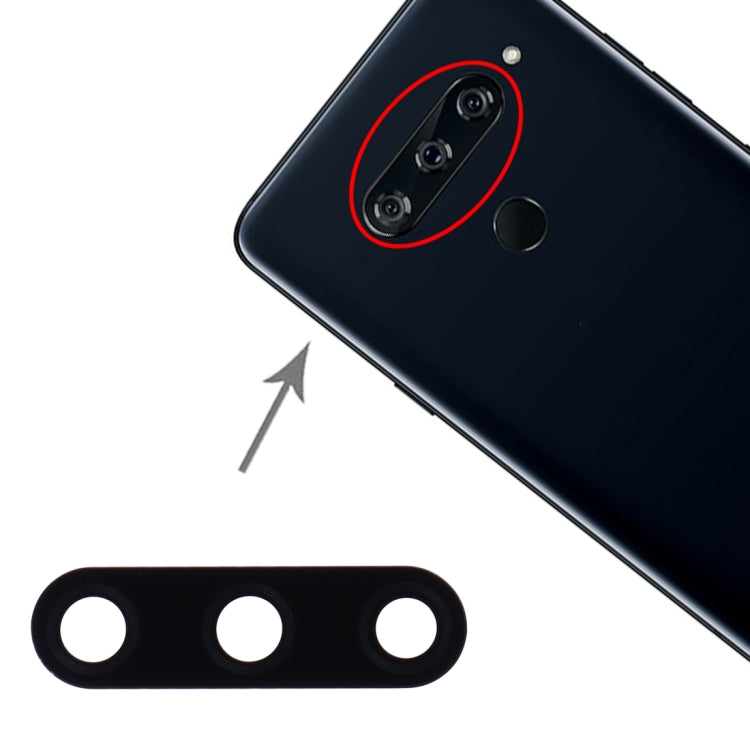 Objectif de caméra arrière 10 PCS pour LG V40 ThinQ