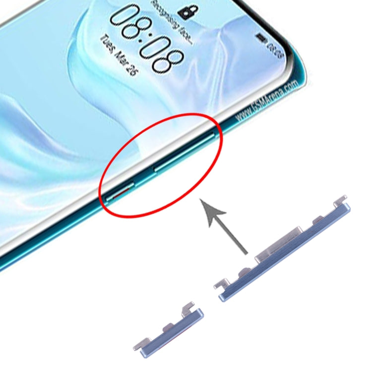 Bouton d'alimentation et bouton de contrôle du volume pour Huawei P30 Pro, For Huawei P30 Pro, For Huawei P30 Pro (Breathing Crystal)
