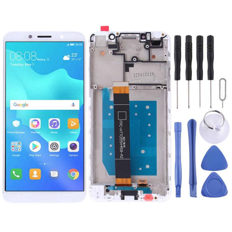 Écran LCD et numériseur complet avec cadre pour Huawei Y5 Prime (2018)