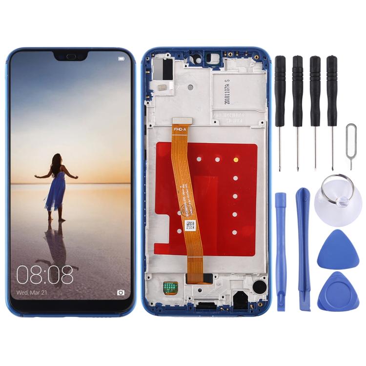 Écran LCD et numériseur complet avec cadre pour Huawei P20 Lite / Nova 3e