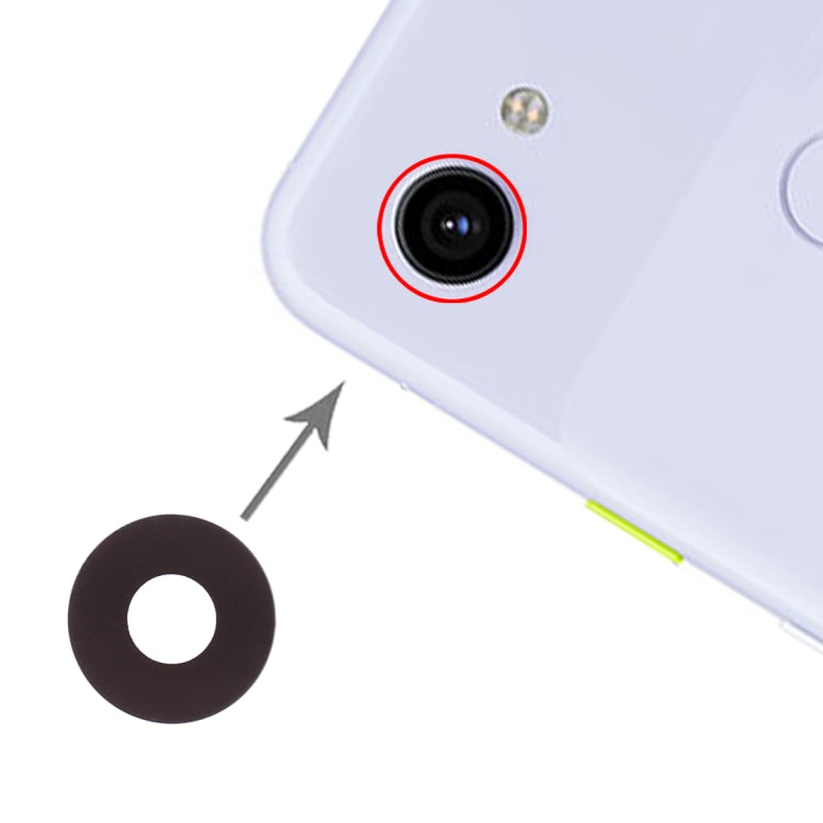 Objectif de caméra arrière 10 PCS pour Google Pixel 3a