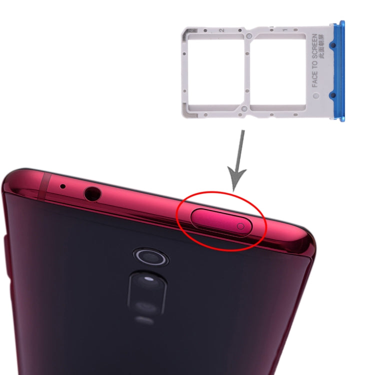 Tiroir Carte SIM + Tiroir Carte SIM pour Xiaomi Redmi K20 / K20 Pro / Mi 9T / Mi 9T Pro