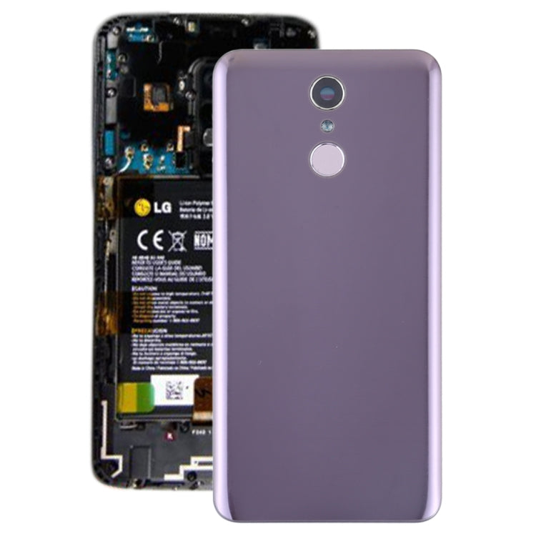 Couvercle arrière de la batterie avec objectif d'appareil photo et capteur d'empreintes digitales pour LG Q7 / Q7+