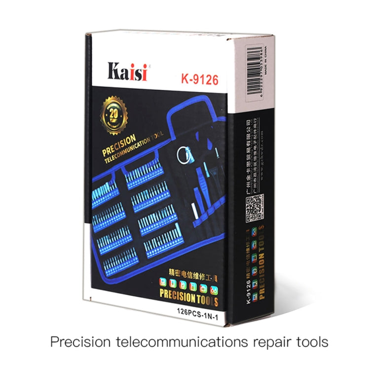 Kaisi K-9126 – jeu de tournevis magnétiques 126 en 1, Kit d'outils de tournevis de précision, outil manuel de réparation