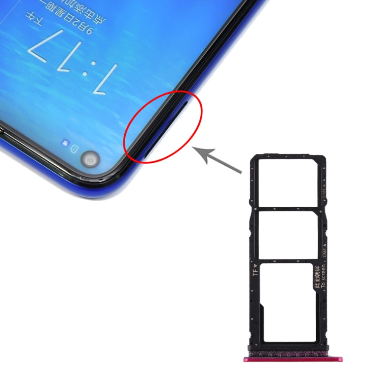 Tiroir Carte SIM + Tiroir Carte SIM + Tiroir Carte Micro SD pour Huawei Honor Play 3, For Huawei Honor Play 3