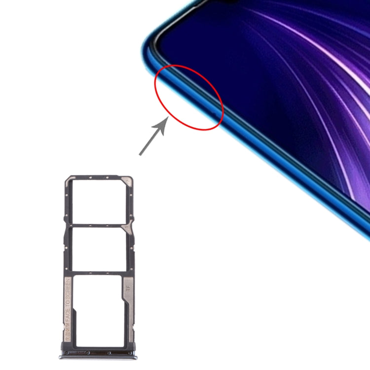 Tiroir Carte SIM + Tiroir Carte SIM + Tiroir Carte Micro SD pour Xiaomi Redmi Note 8