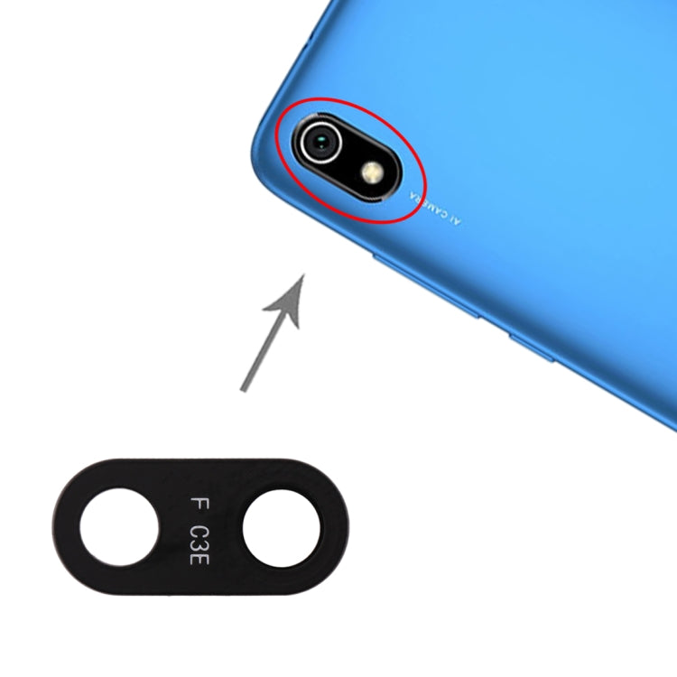 Objectif de caméra arrière 10 PCS pour Xiaomi Redmi 7A