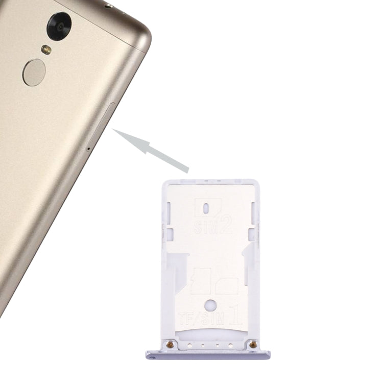 Pour Xiaomi Redmi Note 3 (Version Qualcomm) Plateau de carte SIM et SIM / TF