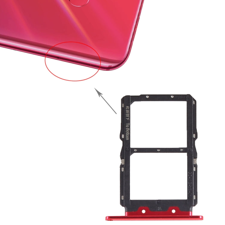 Tiroir Carte SIM + Tiroir Carte SIM pour Huawei Nova 4
