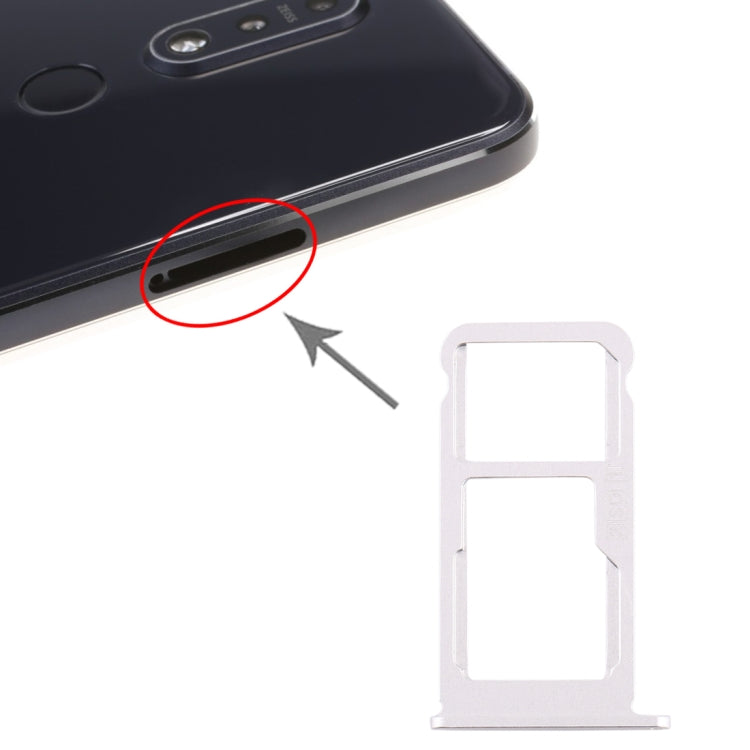Plateau pour carte SIM + plateau pour carte SIM/plateau pour carte Micro SD pour Nokia 7.1 / TA-1100 TA-1096 TA-1095 TA-1085 TA-1097