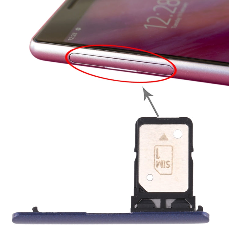 Tiroir pour carte SIM unique d'origine pour Sony Xperia 10