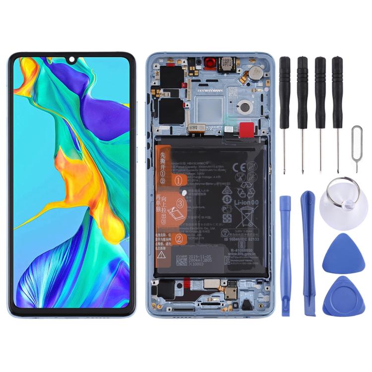 Écran LCD et numériseur complet avec cadre pour Huawei P30, For P30, For Huawei P30(Breathing Crystal)