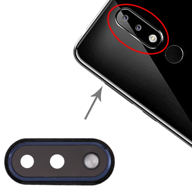 Cache objectif d'appareil photo pour Nokia X5