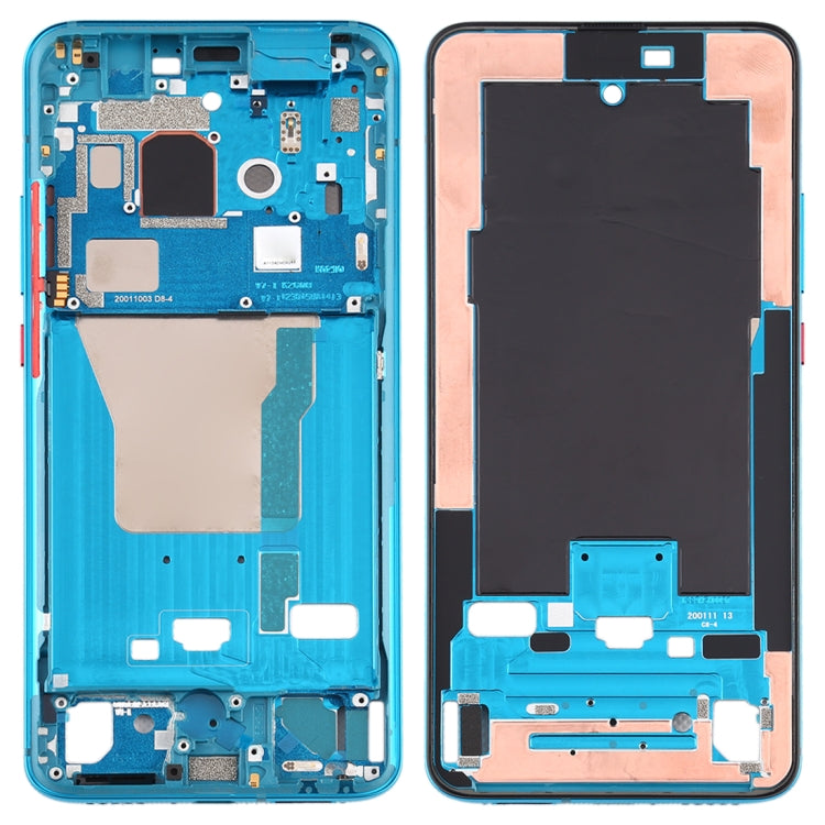 Plaque de lunette de cadre LCD de boîtier avant avec touches latérales pour Xiaomi Redmi K30 Pro
