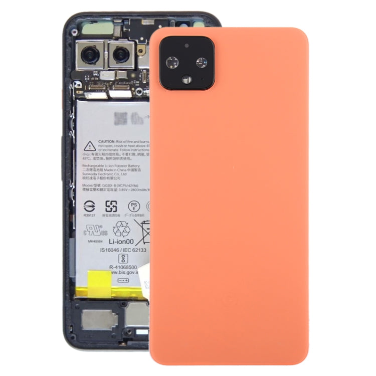 Couvercle arrière de la batterie avec couvercle d'objectif d'appareil photo pour Google Pixel 4XL, For Google Pixel 4XL