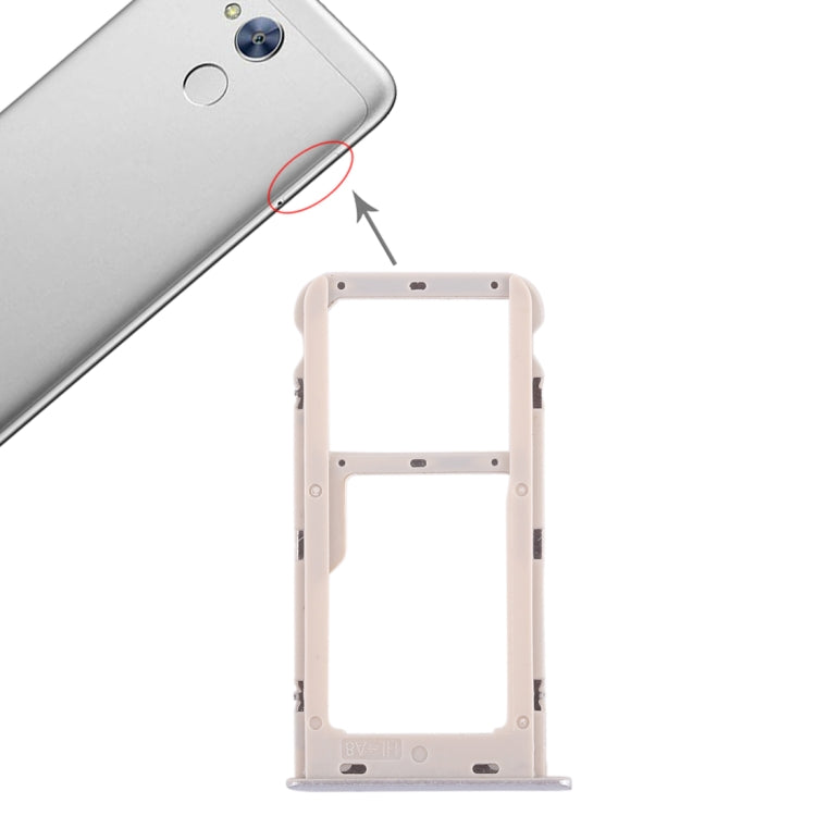 Tiroir Carte SIM + Tiroir Carte SIM / Tiroir Carte Micro SD pour Huawei Honor 6A, For Huawei Honor 6A
