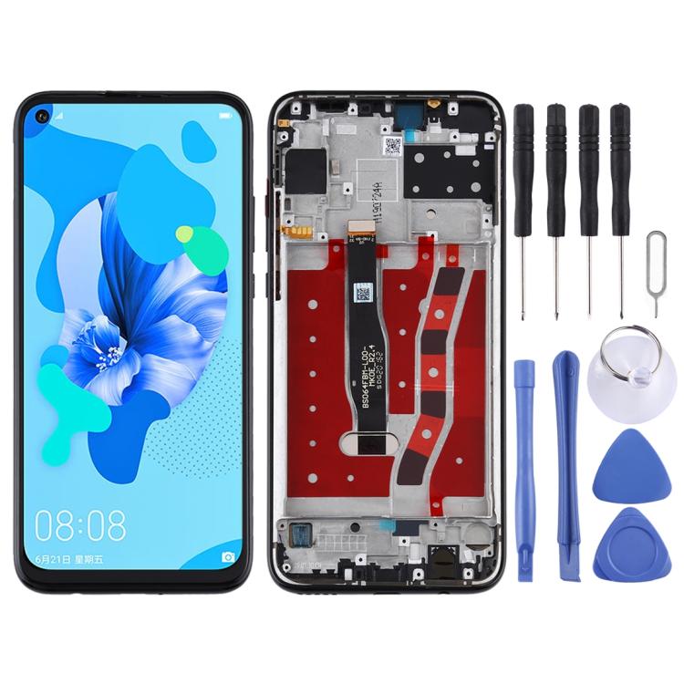 Écran LCD et numériseur complet avec cadre pour Huawei Nova 5i