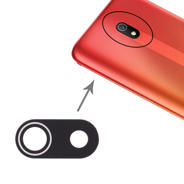 Objectif de caméra arrière 10 PCS pour Xiaomi Redmi 8A