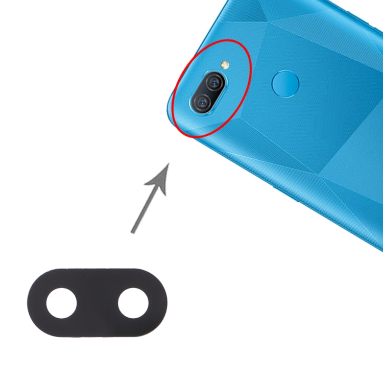 Objectif de caméra arrière pour OPPO A12, 10 pièces