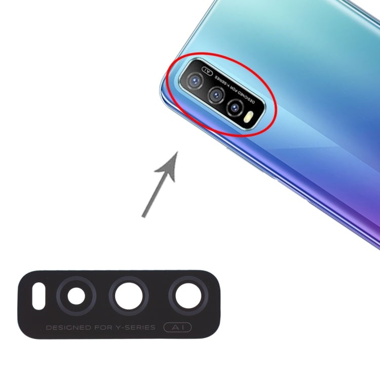 Pour Vivo Y70s 10 pièces objectif de caméra arrière