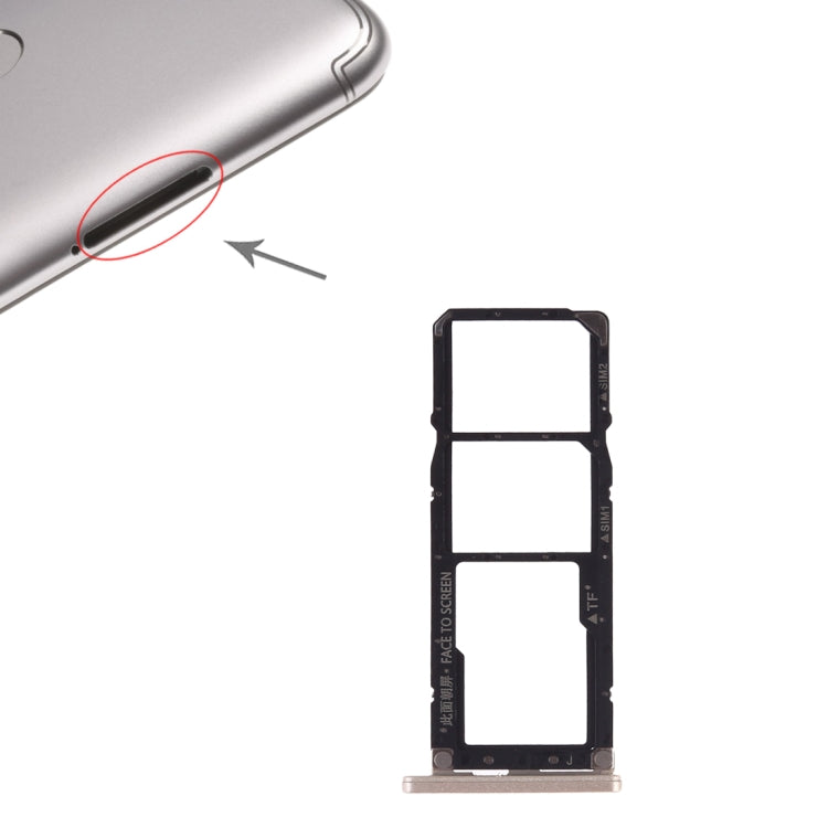 Tiroir Carte SIM + Tiroir Carte SIM + Carte Micro SD pour Xiaomi Redmi S2