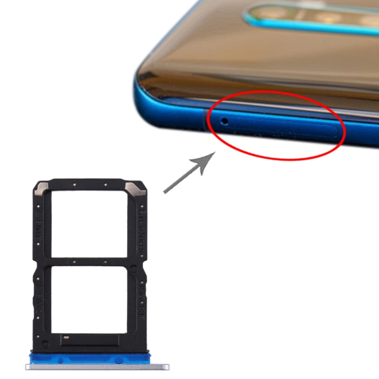 Pour OPPO Reno Ace Plateau de carte SIM + Plateau de carte SIM