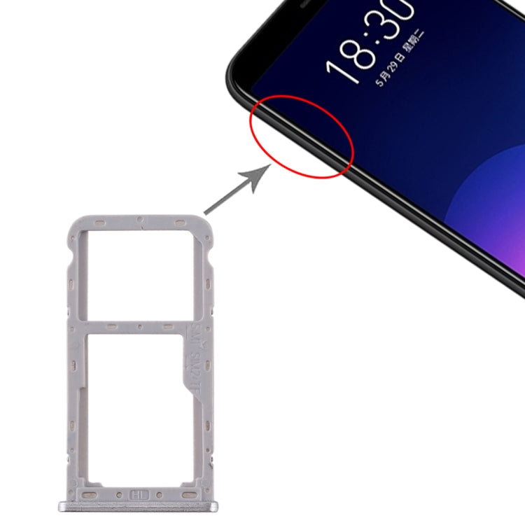 Pour Meizu M6T plateau de carte SIM + plateau de carte SIM/Micro SD