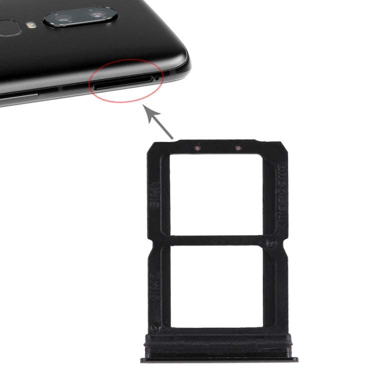 Pour OnePlus 6 Double plateau de carte SIM