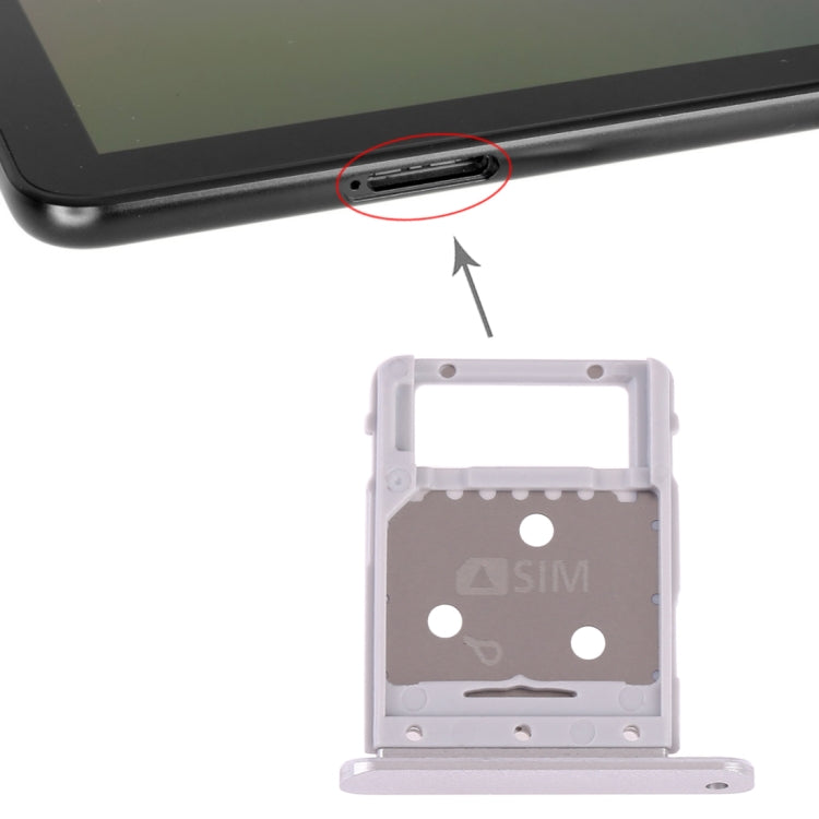 Pour Galaxy Tab S4 10.5 T835 Plateau de carte SIM + Plateau de carte Micro SD