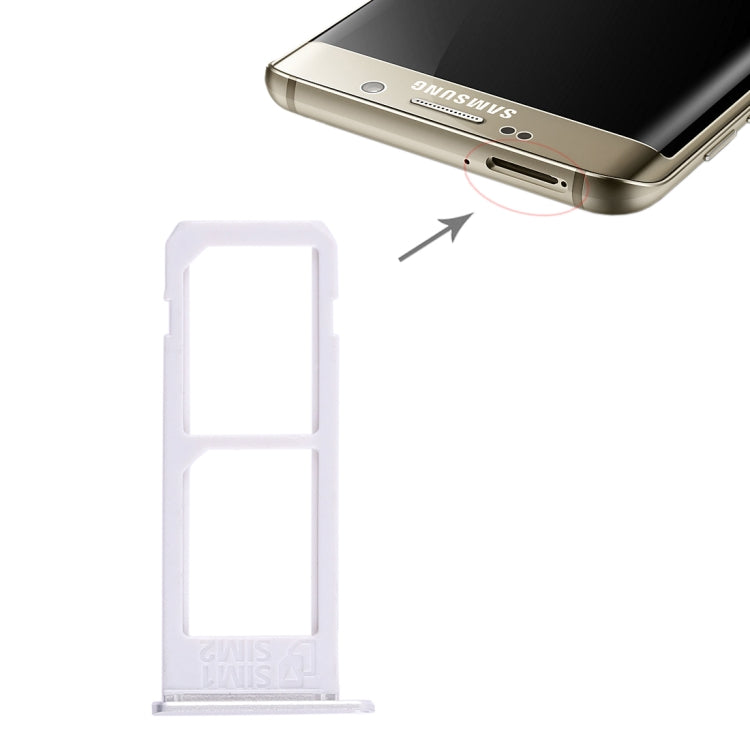 Pour Galaxy S6 Edge plus / S6 Edge + 2 plateau de carte SIM