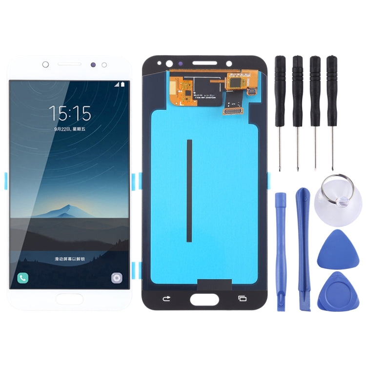Écran LCD et numériseur complet (matériau OLED) pour Galaxy C8, C710F/DS, C7100