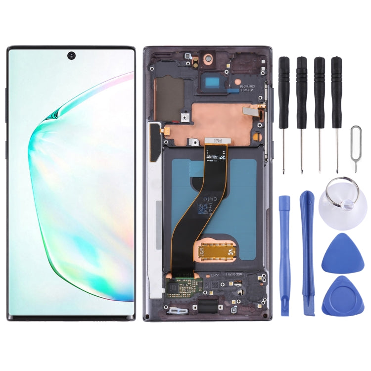Écran LCD d'origine et numériseur complet avec cadre pour Samsung Galaxy Note10 4G/Note10 5G SM-N971/N970, For Samsung Galaxy Note10 4G/Note10 5G, For Samsung Galaxy Note10 4G/Note10 5G(Original)