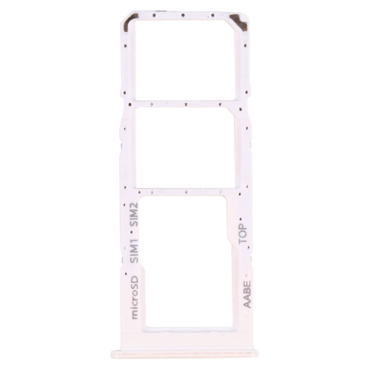 Pour Samsung Galaxy A12 SM-A125 Plateau de carte SIM + Plateau de carte SIM + Plateau de carte Micro SD
