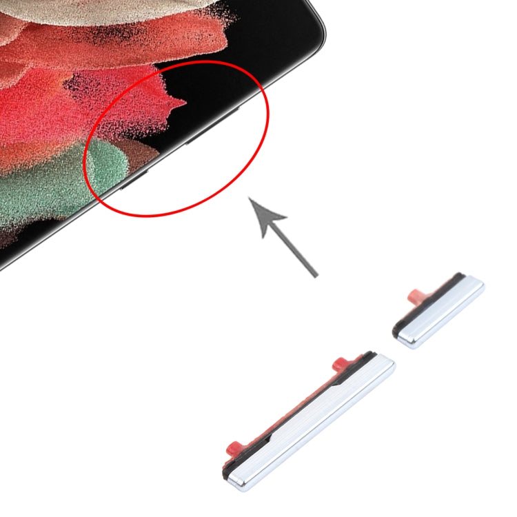 Pour Samsung Galaxy S21 Ultra 5G Bouton d'alimentation et bouton de contrôle du volume, For Samsung Galaxy S21 Ultra 5G