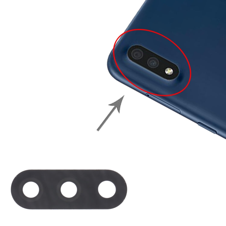 Objectif de caméra arrière pour Samsung Galaxy A01 SM-A015, 10 pièces