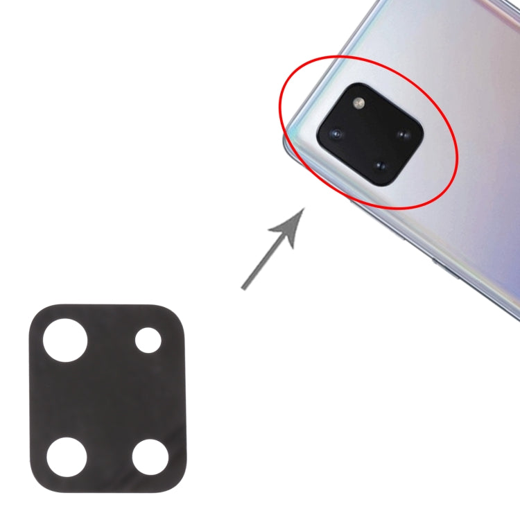 Objectif de caméra arrière pour Samsung Galaxy Note10 Lite SM-N770, 10 pièces