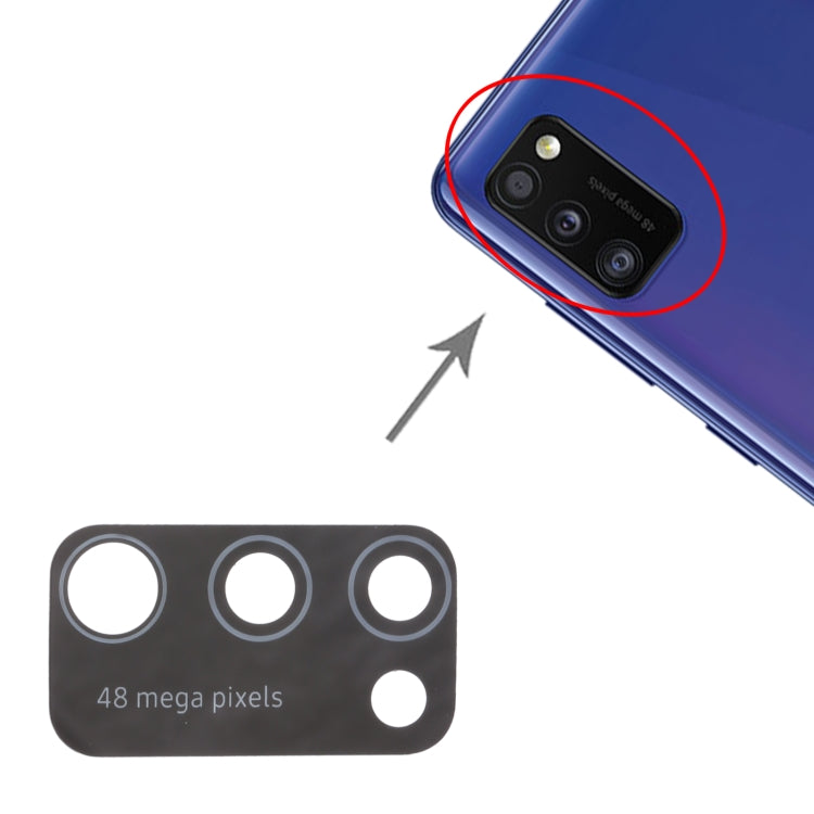 Pour Samsung Galaxy A41 SM-A415 10 pièces objectif de caméra arrière