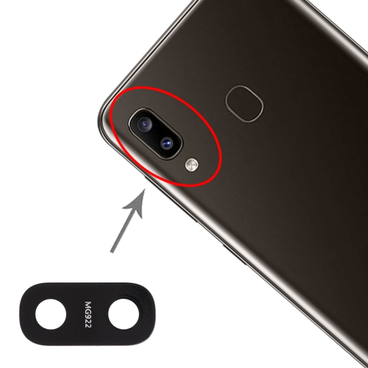 Pour Galaxy A20 / A10 / A30 / A40 Objectif de caméra arrière 10 pièces