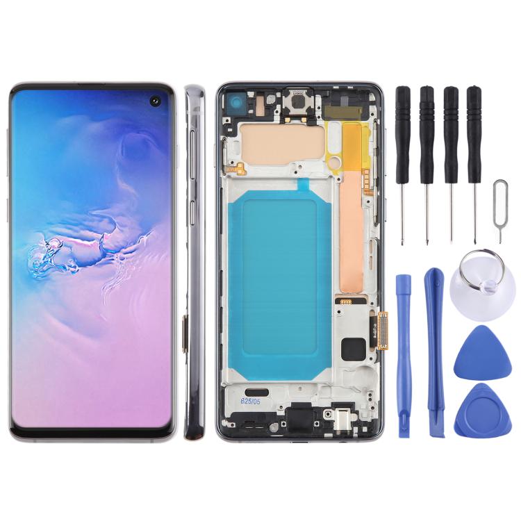 Écran LCD TFT pour Samsung Galaxy S10 SM-G973, assemblage complet avec cadre, ne prenant pas en charge l'identification par empreinte digitale, For Samsung Galaxy S10 4G SM-G973F 6.05 inch(Not Fingerprint), For Samsung Galaxy S10 (TFT)
