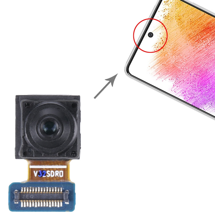 Pour Samsung Galaxy A73 5G SM-A736B caméra frontale d'origine