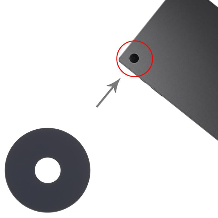 Objectif de caméra arrière (10 pièces) pour Samsung Galaxy Tab A8 10.5 2021 SM-X200/X205, For Samsung Galaxy Tab A8 10.5 2021