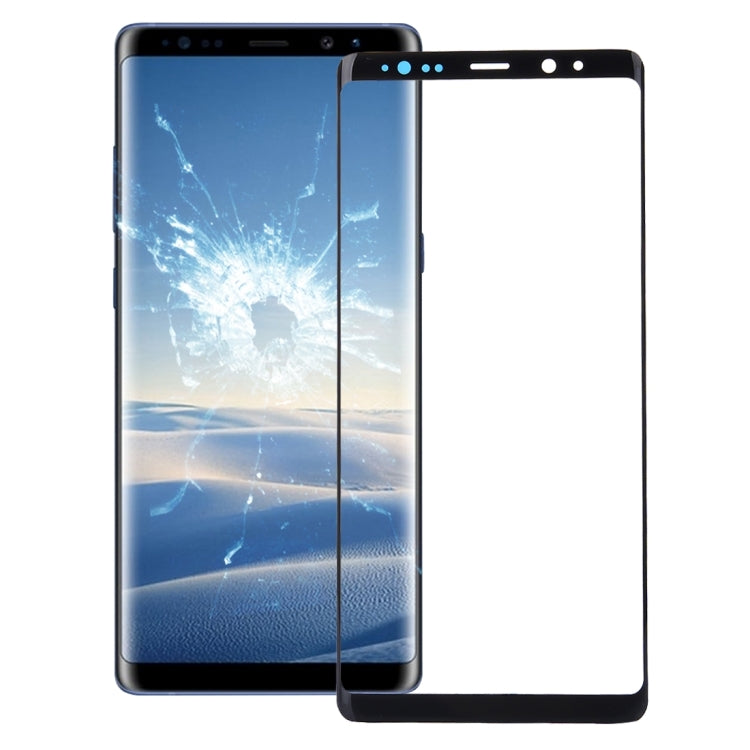 Lentille extérieure en verre pour écran avant de Samsung Galaxy Note 8, avec adhésif OCA optiquement transparent