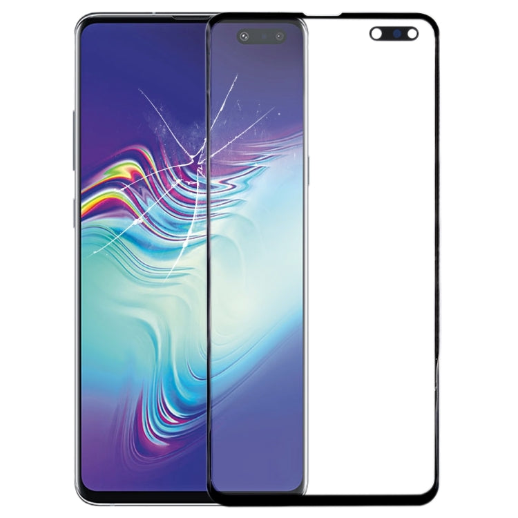 Lentille extérieure en verre pour écran avant Samsung Galaxy S10 5G, avec adhésif OCA optiquement transparent