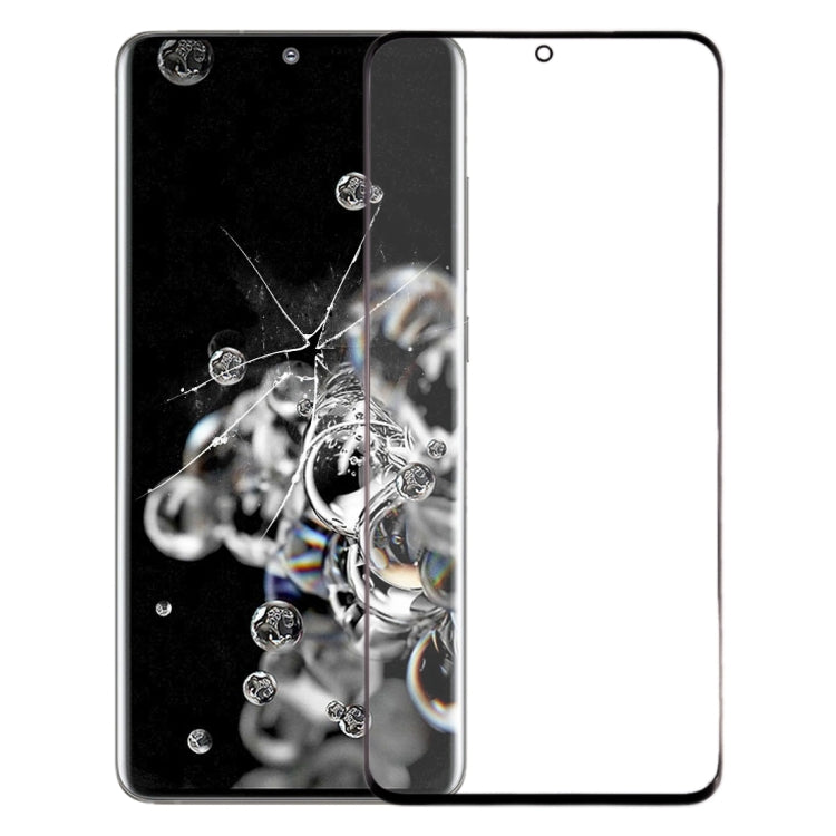 Lentille extérieure en verre pour écran avant Ultra de Samsung Galaxy S21, avec adhésif optiquement transparent OCA