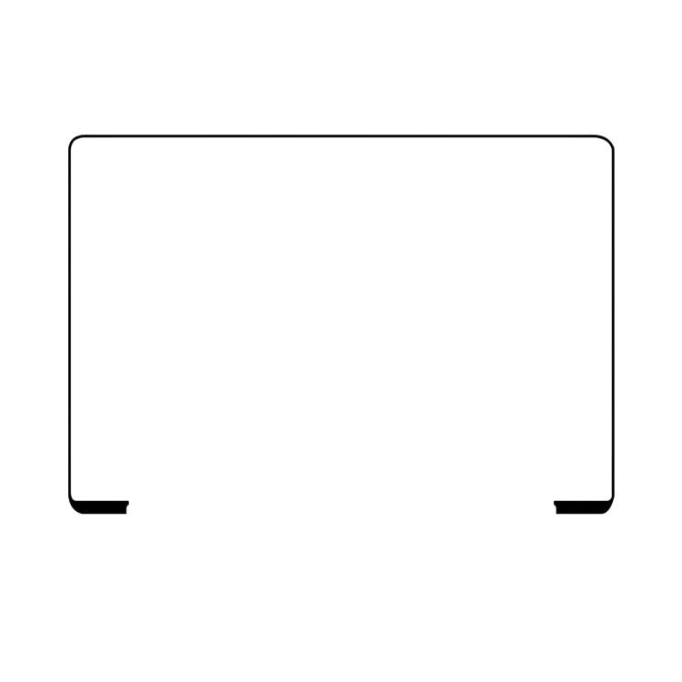 Pour MacBook Pro A2141 2019, anneau de bordure en caoutchouc pour écran LCD, cadre et protection, A2141 2019